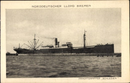 CPA Frachtdampfer Schlesien, Norddeutscher Lloyd Bremen - Autres & Non Classés