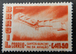 Brazil Brazilië 1956 (1) Airmail The 50th An. Of Dumont's First Flight - Gebraucht