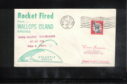 USA 1964 Space / Weltraum Rocket NIKE-CAJUN GRENADES Fired From Wallops Island Interesting Cover - Etats-Unis
