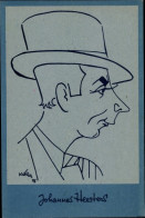 Artiste CPA Kora, Kora's Karikaturen Kabinett, Schauspieler Johannes Heesters, 1946 - Autres & Non Classés