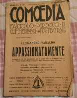 COMOEDIA - Periodico Di Commedie E Vita Teatrale - Anno 1920 N°13 - Autres & Non Classés