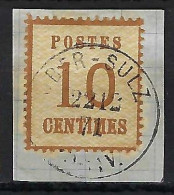 FRANCE Alsace-Lorraine Ca.1871:  Le Y&T 5, TB Obl. CAD "Ober-Sulz" - Usati