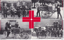 GERMANY(chip) - Puzzle Of 4 Cards, German Red Cross(O 341 A-B-C-D), Tirage 5000, 10/93, Mint - O-Serie : Serie Clienti Esclusi Dal Servizio Delle Collezioni