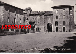 SAN TERENZIANO - LA PIAZZA E IL CASTELLO F/GRANDE VIAGGIATA 1961 ANIMAZIONE - Perugia