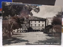 Cartolina Montenero Provincia Livorno , Piazza Del Santuario ,timbro 1959 - Livorno