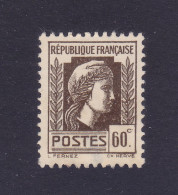TIMBRE FRANCE N° 634 Sans Gomme - Unused Stamps