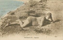 * CHATELAILLON * BAIGNEUSE * FEMME * ANIMEE * COLORISEE * EDIT. ASTRA - Châtelaillon-Plage