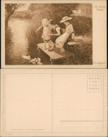 Ansichtskarte  Kinder Künstlerkarten - Die Kleinen Entlein 1928 - Portretten