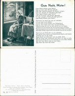 Ansichtskarte  Liedkarte: Gute Nacht, Mutter! 1940 - Muziek
