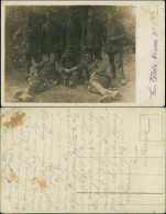 Ansichtskarte  Feldpost Gruppenfoto Hispse 1917 - Sonstige & Ohne Zuordnung
