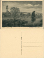 Ansichtskarte Großpostwitz Budestecy Blick Auf Die Stadt 1923 - Other & Unclassified