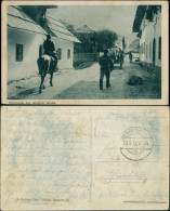 Ansichtskarte  Bevonulas Egy Elfoglalt Faluba 1917 - War 1914-18