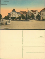 Ansichtskarte Elsterwerda Wikow Bahnhofstraße - Preussicher Hof 1918 Coloriert - Elsterwerda