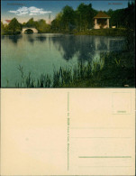 Ansichtskarte Senftenberg (Niederlausitz) Stadtpark - Schloßpark 1914  - Senftenberg