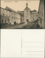 Ansichtskarte Finsterwalde Grabin Schloß - Vorhof 1918 - Finsterwalde