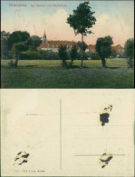 Ansichtskarte Elsterwerda Wikow Seminar Und Stadtschule 1916 Coloriert - Elsterwerda