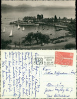 Ansichtskarte Ouchy-Lausanne La Rade/Hafen Mit Dampfer Und Segelbooten 1958 - Other & Unclassified