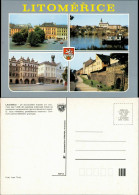 Postcard Leitmeritz Litoměřice 4 Bild: Stadt, Markt 1988 - Tchéquie