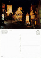 Ansichtskarte Rothenburg Ob Der Tauber Plönlein Bei Nacht 1975 - Rothenburg O. D. Tauber