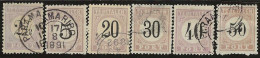 Suriname     .  NVPH   .   6 Stamps   .   '86- '88   .    O      .     Cancelled - Suriname ... - 1975