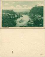 Postcard Tetschen-Bodenbach Decín Blick Auf Die Stadt 1927 - Tchéquie