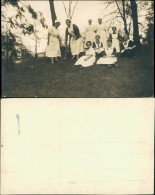 Krankenschwestern Im Park Zeitgeschichte  Krankenhaus  1922 Privatfoto - Non Classés