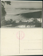 Sankt Joachimsthal Jáchymov Winter - Wolkendecke 1930 Privatfoto - Czech Republic