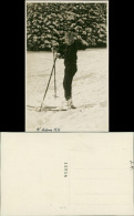 Foto  Sport - Ski Fahren, Frau Im Winter 1931 Privatfoto - Deportes De Invierno
