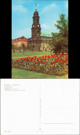 Ansichtskarte Innere Altstadt-Dresden Kreuzkirche, Tulpenfeld 1968 - Dresden