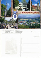 Falkenstein (Vogtland) 5 Ansichten Ua. Kirche, Schloss-Strasse Ortsansicht 1989 - Falkenstein (Vogtland)