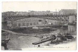 Cpa. 29 BREST - Le Grand Pont - Le Tonnerre   1908  Ed. G.B.  N° 20 - Brest