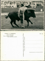 Ansichtskarte  Stierkampf, Torero, Corrida, Stier, Arena 1954 - Autres & Non Classés