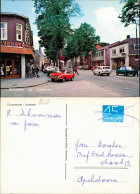 Postkaart Lunteren Dorpsstraat/Autos Und Geschäfte 1970 - Autres & Non Classés