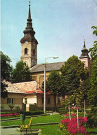 KOKAVA NAD RIMAVICOU, CHURCH, ARCHITECTURE, TOWER WITH CLOCK, PARK, SLOVAKIA, POSTCARD - Slovakia