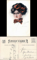 Ansichtskarte  Frau Women American Beauty, Art Postcard 1913 - Personnages