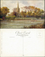 Postcard Stratford-upon-Avon The Church From The River 1910 - Autres & Non Classés