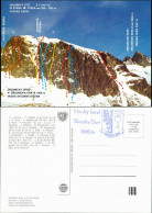 Postcard .Slowakei VEĽKÁ STUDENÁ DOLINA Hohe Tatra 1988 - Slowakei