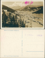 Ansichtskarte Davos Blick Auf Die Stadt 1932 - Autres & Non Classés