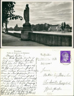 Ansichtskarte Konstanz Partie Am Rheinsteg Mit Hallenbad 1938 - Konstanz