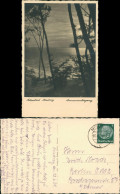 Postcard Misdroy Międzyzdroje Sonnenuntergang 1934 - Pommern