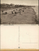 Postcard Großmöllen Mielno Strandhalle 1914 - Pommern