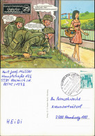 Ansichtskarte  Gefechtsausbildung - Bundeswehr Scherzkarte 1978 - Ohne Zuordnung