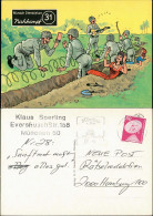 Ansichtskarte  Scherzkarte Wunsch Dienstplan Bundeswehr 1967 - Non Classificati