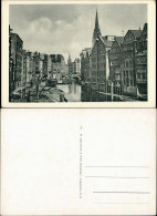 Hamburg Fleet-Partie, Fleet-Schiffe, Fleet-Gebäude Deichstrassenfleet 1940  - Altri & Non Classificati