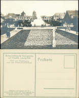 Ansichtskarte Leipzig Buchmesse - Haupteingang Völkerschlachtdenkmal 1914 - Leipzig