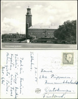 Postcard Stockholm Rathaus/Stadshus 1954 - Suède