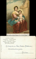 Ansichtskarte  Madonna Col Bambino Gesu (Murillo - Roma) 1906 - Autres & Non Classés