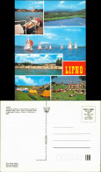 Postcard Lippen Lipno Nad Vltavou Segelboote, Zeltplatz, Badegäste 1990 - Czech Republic