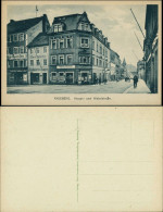 Ansichtskarte Radeberg Geschäfte - Haupt- Und Mittelstraße 1928 - Radeberg