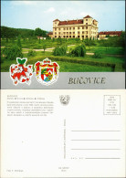Butschowitz Bučovice Schloss Zámek Bučovice Garten Mit Wappen 1976 - Tchéquie